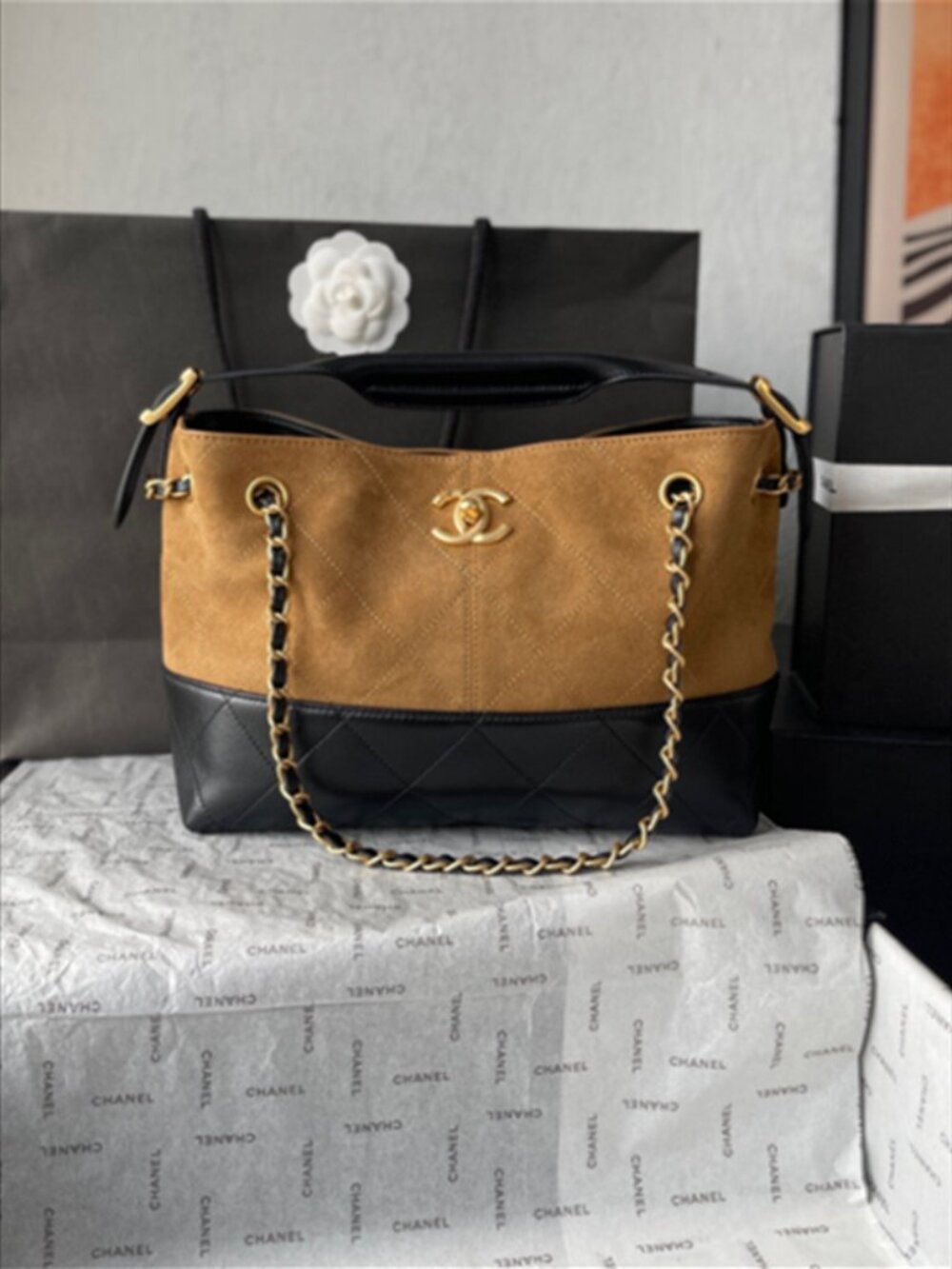 Chanel brown bag